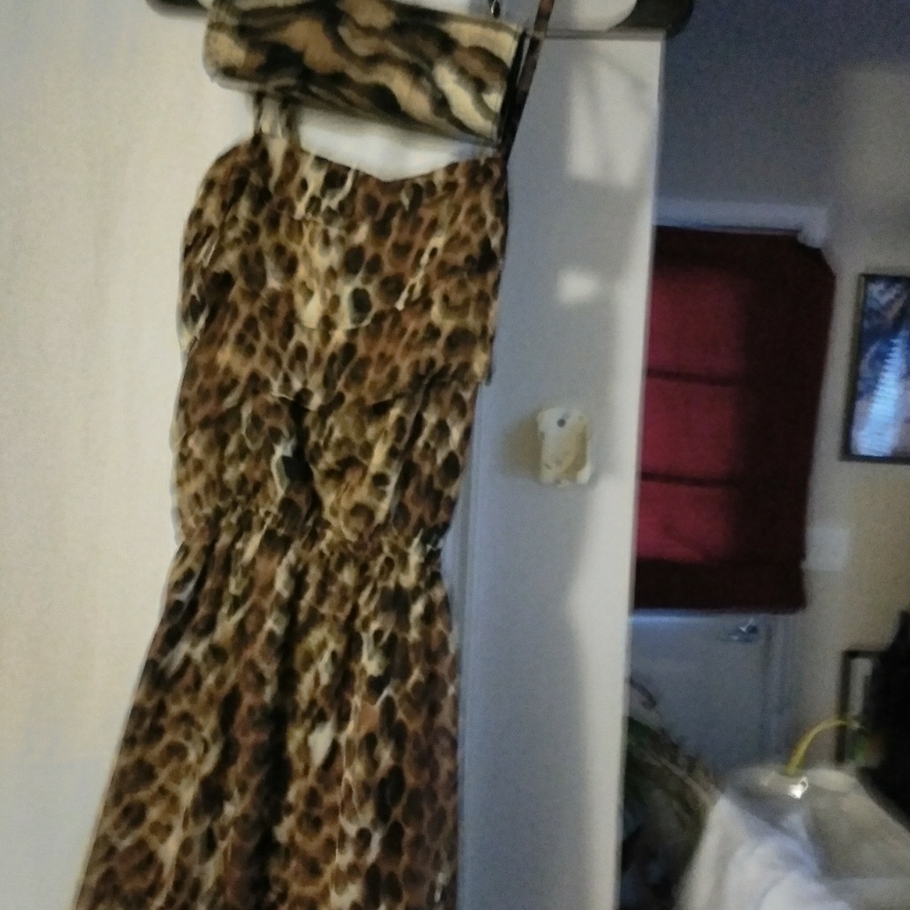 Dress and matching purse